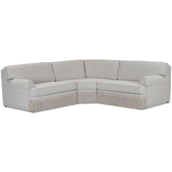 Seccional L modular terciopelo 5 piezas Zenith, marr¨®n latte
